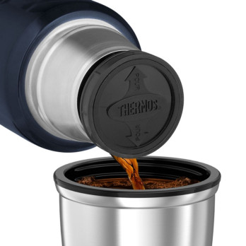 Thermos Stainless Steel King Flask 1.2L hot or cold for 24 hours sweat-proof