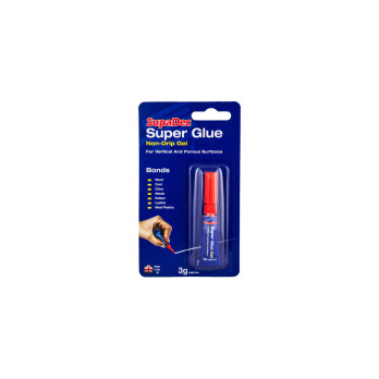 SupaDec Super Glue 3g Non Drip Gel