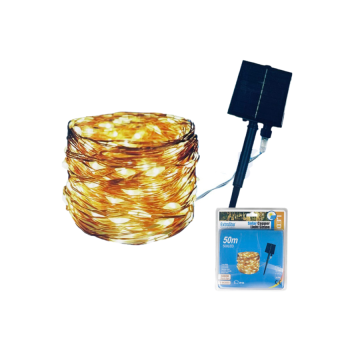 Extrastar Solar LED Copper Light String 50m