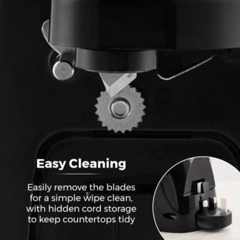 Tower 3in1 Can Opener - built-in knife sharpener & bottle opener