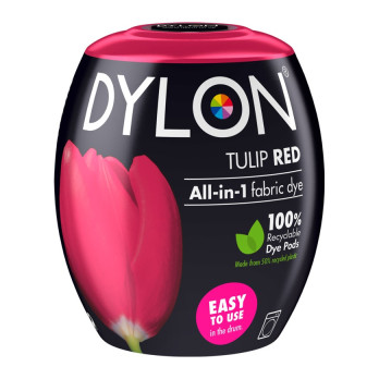 Dylon All in 1 Fabric Dye Tulip Red