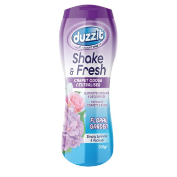 Duzzit Shake & Fresh Carpet Odour Neutraliser Floral Garden 500g