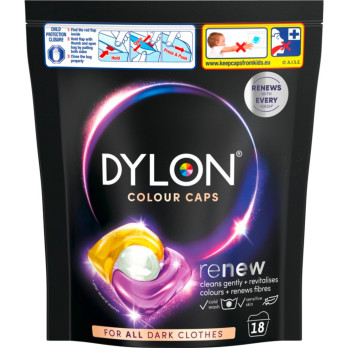 Dylon Dark Colour Caps 18 Wash