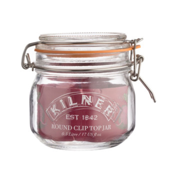 Kilner Clip Top Jar - Round 0.5L