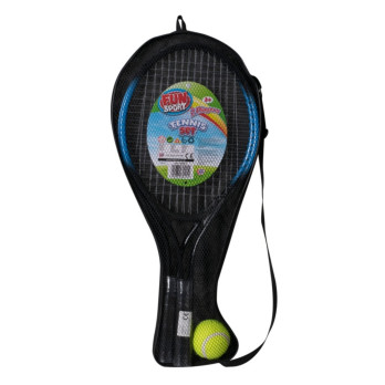 Fun Sport Tennis Set 2 Player - two rackets and yellow tennis ball