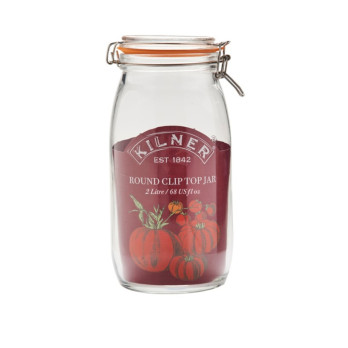 Kilner Clip Top Jar - Round 2L
