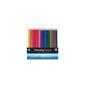 A Star Assorted Colouring Pencils Pack 22