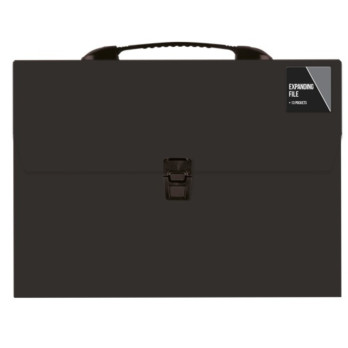 Ig Design 13 Pocket Expanding File Black or Grey