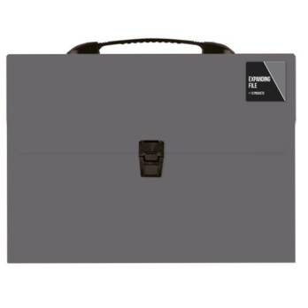 Ig Design 13 Pocket Expanding File Black or Grey