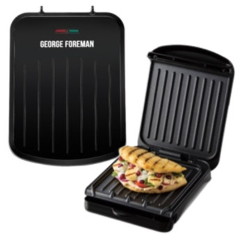 George Foreman Small Grill Black - Speedy heat up