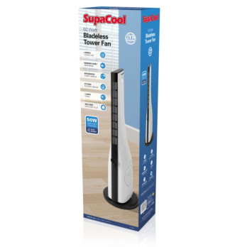 SupaCool Bladeless Tower Fan 50w