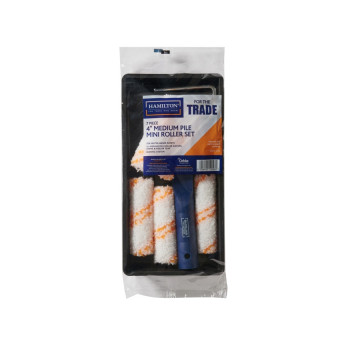 Hamilton For The Trade Medium Pile Mini Roller Set 4" 7 Piece