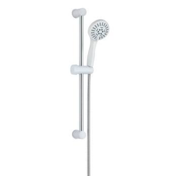 Blue Canyon White Shower Rail Set 60cm
