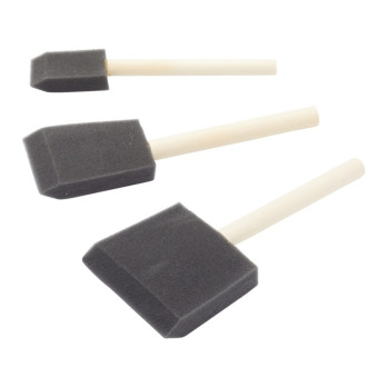 Fit For The Job Foam Brush Set 3 Piece