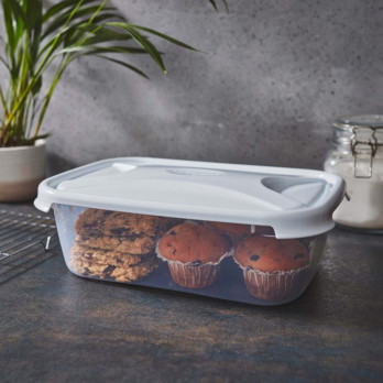 Wham Rectangular Food Storage White 4.5ltr