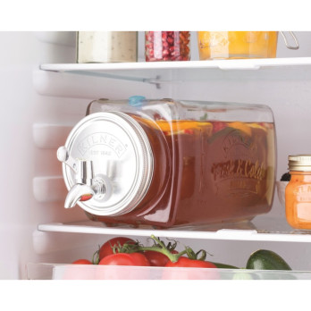 Kilner Fridge Dispenser 3L - Elegant rectangular shape - Silicone valve