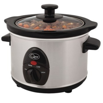 Quest Stainless Steel Slow Cooker 1.5L