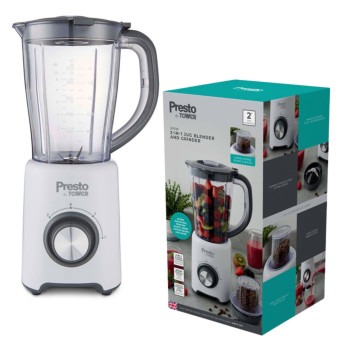 Tower Presto Jug Blender White 500w 1.5L