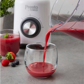 Tower Presto Jug Blender White 500w 1.5L