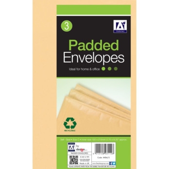 Anker Padded Brown Envelopes 170 x 225 Pack 3