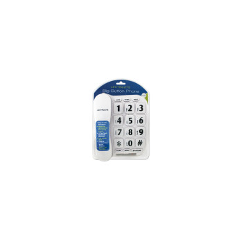 Lectrolite Jumbo Button Phone White