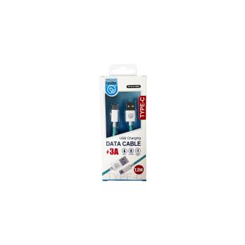 Extrastar Type C Charging Data Cable 1.2m Blue