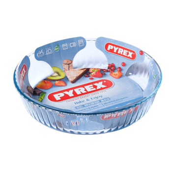Pyrex Bake & Enjoy Fluted Flan Dish 26cm