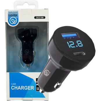 Extrastar Type-C +USB Car Charger PD20w