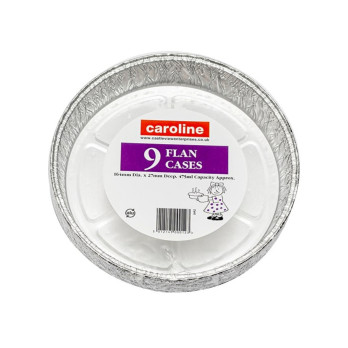 Caroline Foil Flan Case 6" Pack 9
