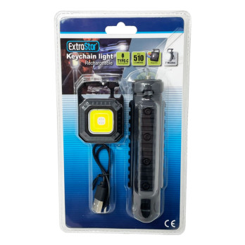 Extrastar LED Rechargeable Keychain With Light 12w