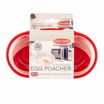 Easy Cook Egg Poacher Red
