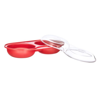 Easy Cook Egg Poacher Red
