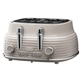 Daewoo Sienna 4 Slice Toaster Reheat and defrost functions Removable crumb tray