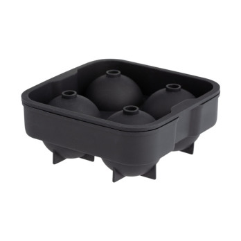 Viners Round Silicone Ice Mould - Create up to 4 x ice spheres measuring 4.5cm