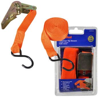 SupaTool Ratchet Tie Down 5" x 1" (Length: 4.5m Width: 25mm)