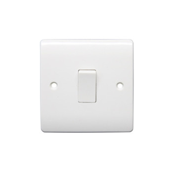 Securlec 1 Gang 2 Way Light Switch Round Edge