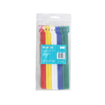 Securlec Cable Ties Assorted 12 x 200mm Pack 10