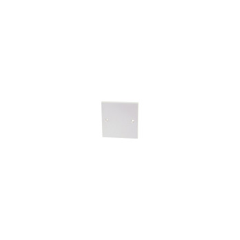 Securlec 1 Gang Blank Plate Square Edge