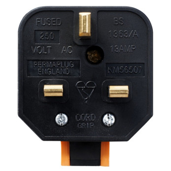Masterplug Heavy Duty Plug 13 Amp Orange