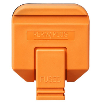 Masterplug Heavy Duty Plug 13 Amp Orange