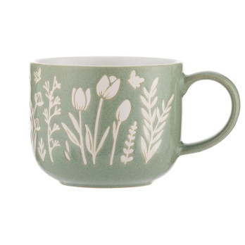 Mason Cash In The Meadow Green Tulip Mug 400ml