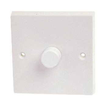 Securlec Square 1 Gang 2 Way Dimmer Switch Square Edge