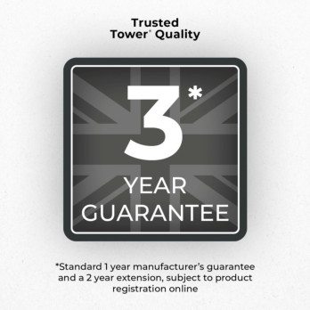 Tower Solitaire 2 Slice Toaster Lift Function Browning Control Diamond Effect Texture