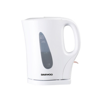 Daewoo Plastic Kettle 1.7L White - Boil dry protection