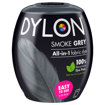 Dylon All in 1 Fabric Machine Dye Pod Smoke Grey