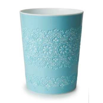 Blue Canyon Flora Waste Bin Blue