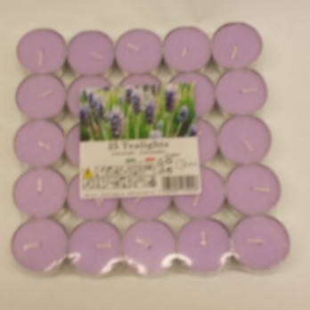 Price's Candles Tealights Pack 25 Lavender