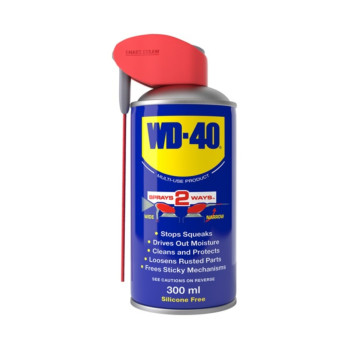 WD-40 Smart Straw 300ml - 360 valve Removes oil, dirt, grease and grime