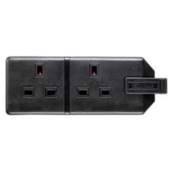 Masterplug Trailing Twin Socket