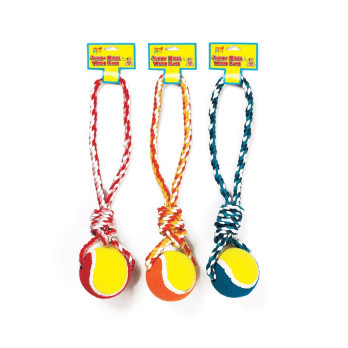 Pets at Play Jumbo Ball With Rope